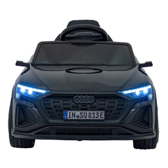 JOKO Elektrické Autíčko Audi SQ8, penové kolesá, kožené sedadlo, čierne