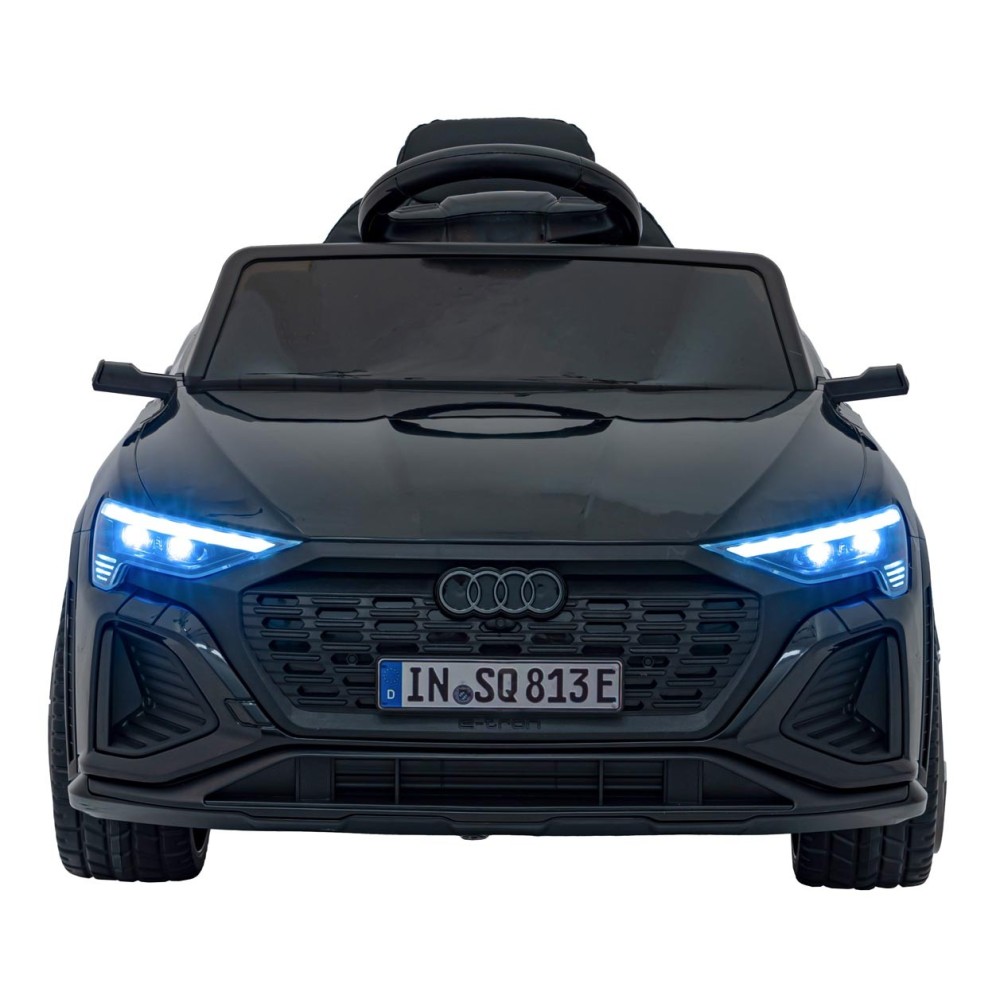 JOKO Elektrické Autíčko Audi SQ8, penové kolesá, kožené sedadlo, čierne
