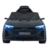 JOKO Elektrické Autíčko Audi SQ8, penové kolesá, kožené sedadlo, čierne