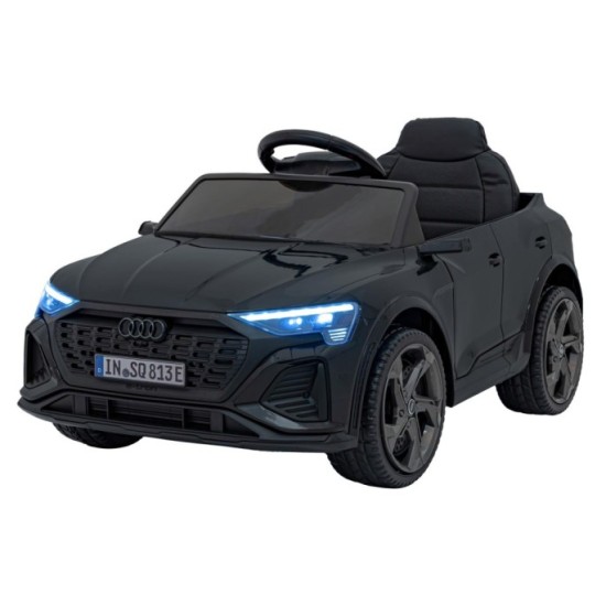 JOKO Elektrické Autíčko Audi SQ8, penové kolesá, kožené sedadlo, čierne