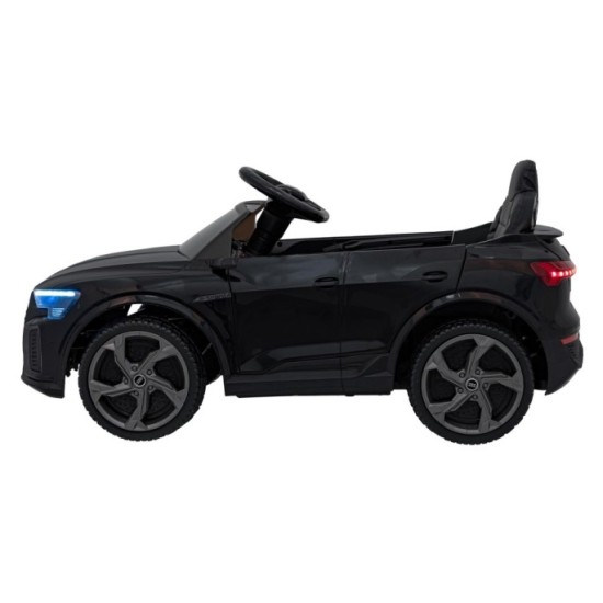 JOKO Elektrické Autíčko Audi SQ8, penové kolesá, kožené sedadlo, čierne