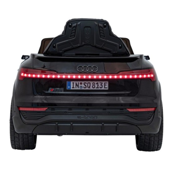 JOKO Elektrické Autíčko Audi SQ8, penové kolesá, kožené sedadlo, čierne