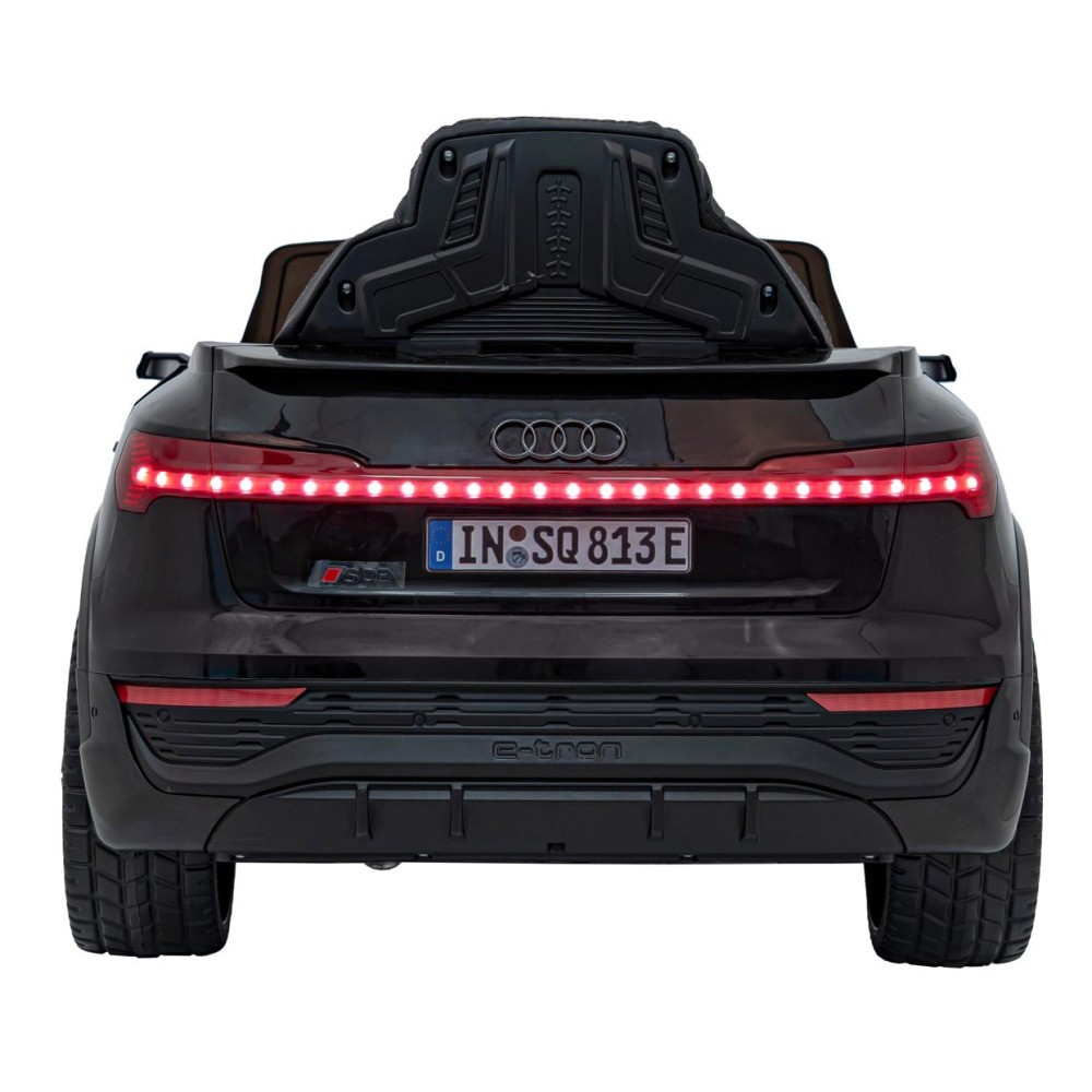 JOKO Elektrické Autíčko Audi SQ8, penové kolesá, kožené sedadlo, čierne