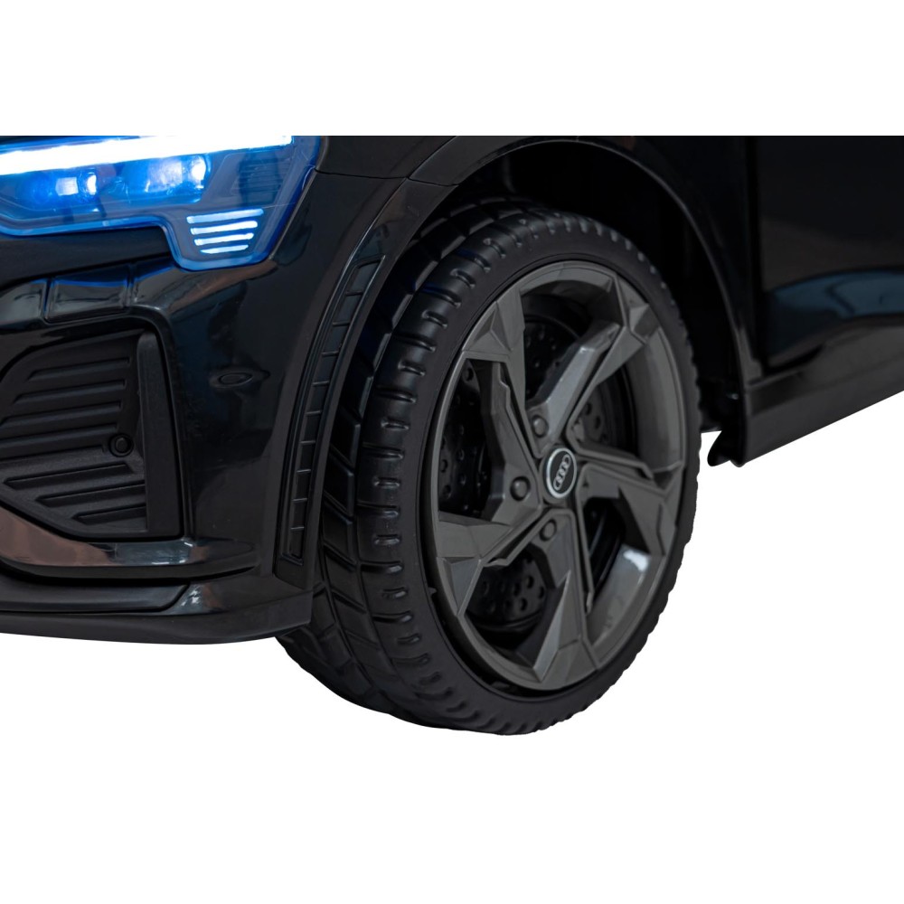 JOKO Elektrické Autíčko Audi SQ8, penové kolesá, kožené sedadlo, čierne