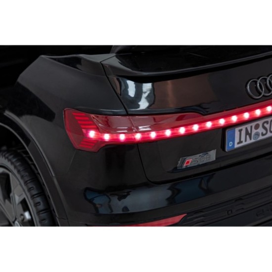 JOKO Elektrické Autíčko Audi SQ8, penové kolesá, kožené sedadlo, čierne