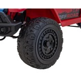 JOKO Elektrické autíčko Jeep Off-Road CLIMBER, penové kolesá, kožené sedadlo, červené