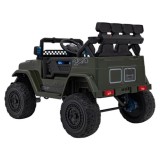 JOKO Elektrické autíčko Jeep Off-Road CLIMBER, penové kolesá, kožené sedadlo, zelené
