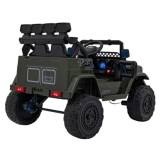 JOKO Elektrické autíčko Jeep Off-Road CLIMBER, penové kolesá, kožené sedadlo, zelené