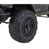 JOKO Elektrické autíčko Jeep Off-Road CLIMBER, penové kolesá, kožené sedadlo, zelené