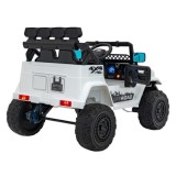 JOKO Elektrické autíčko Jeep Off-Road CLIMBER, penové kolesá, kožené sedadlo, biele