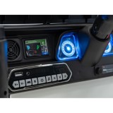 JOKO Elektrické autíčko Jeep Off-Road CLIMBER, penové kolesá, kožené sedadlo, biele