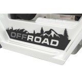 JOKO Elektrické autíčko Jeep Off-Road CLIMBER, penové kolesá, kožené sedadlo, biele