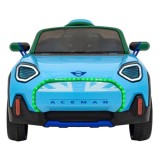 JOKO Elektrické Autíčko Mini Concept Aceman, penové kolesá, kožené sedadlo, modré