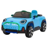 JOKO Elektrické Autíčko Mini Concept Aceman, penové kolesá, kožené sedadlo, modré