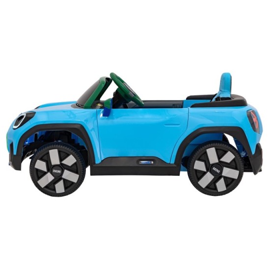JOKO Elektrické Autíčko Mini Concept Aceman, penové kolesá, kožené sedadlo, modré