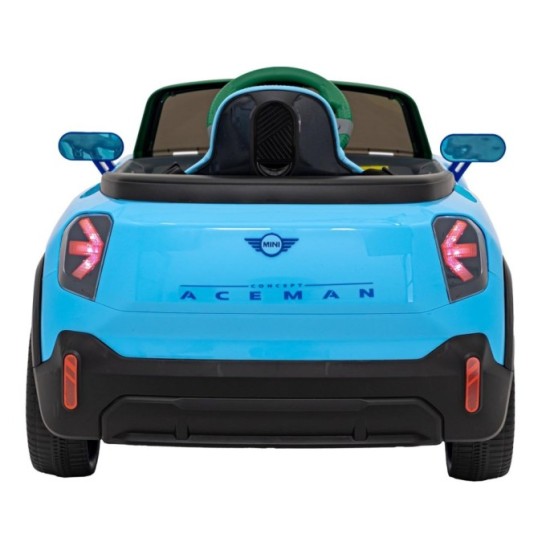 JOKO Elektrické Autíčko Mini Concept Aceman, penové kolesá, kožené sedadlo, modré