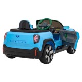 JOKO Elektrické Autíčko Mini Concept Aceman, penové kolesá, kožené sedadlo, modré