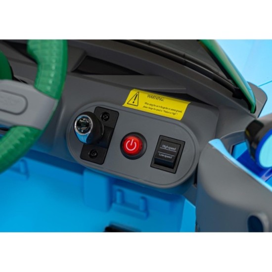 JOKO Elektrické Autíčko Mini Concept Aceman, penové kolesá, kožené sedadlo, modré