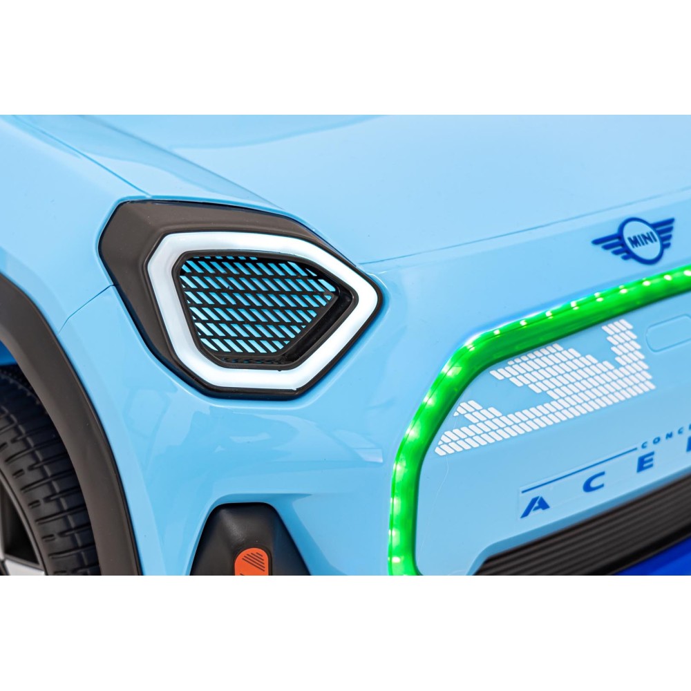 JOKO Elektrické Autíčko Mini Concept Aceman, penové kolesá, kožené sedadlo, modré