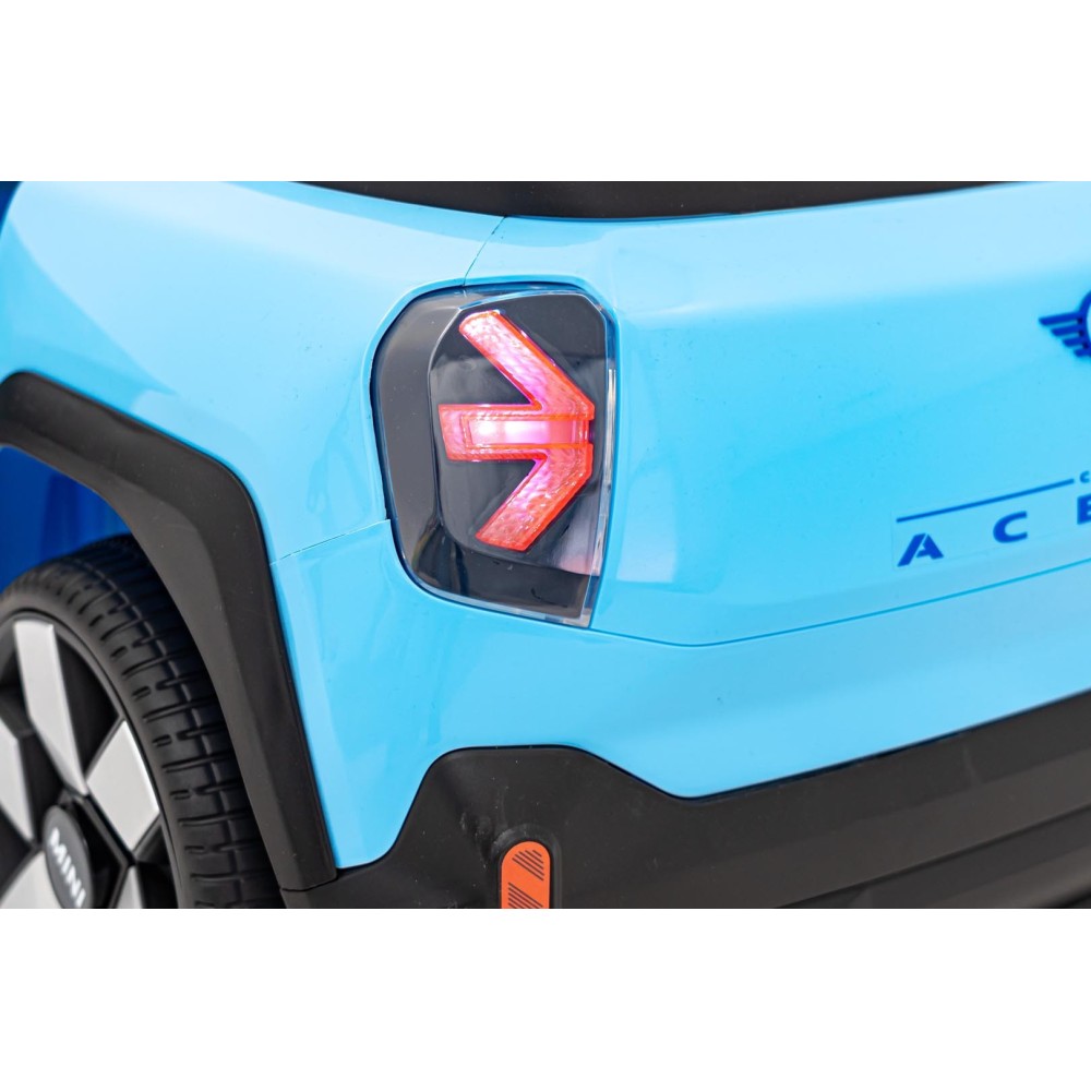 JOKO Elektrické Autíčko Mini Concept Aceman, penové kolesá, kožené sedadlo, modré