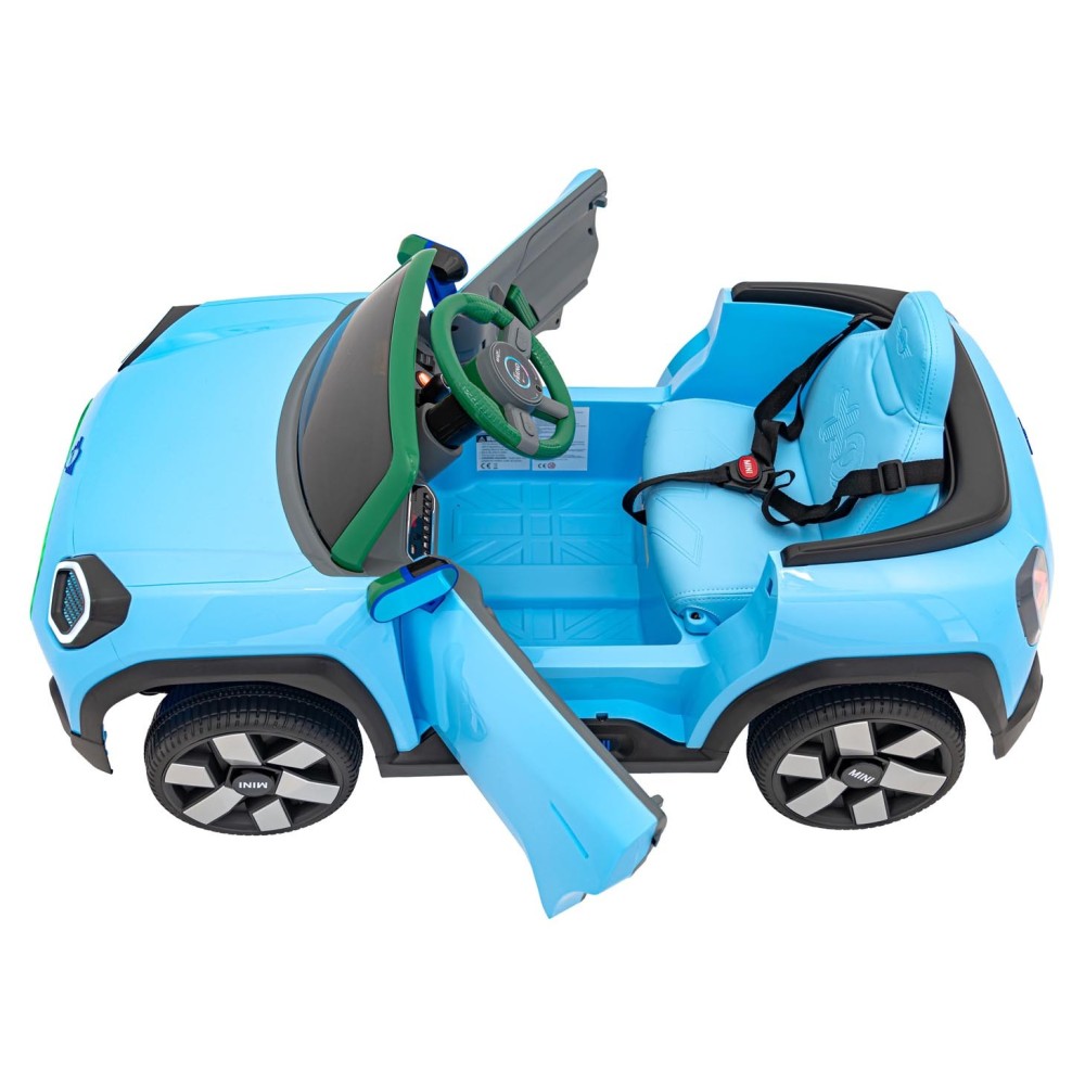 JOKO Elektrické Autíčko Mini Concept Aceman, penové kolesá, kožené sedadlo, modré