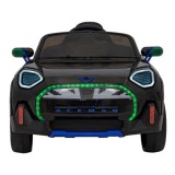 JOKO Elektrické Autíčko Mini Concept Aceman, penové kolesá, kožené sedadlo, čierne