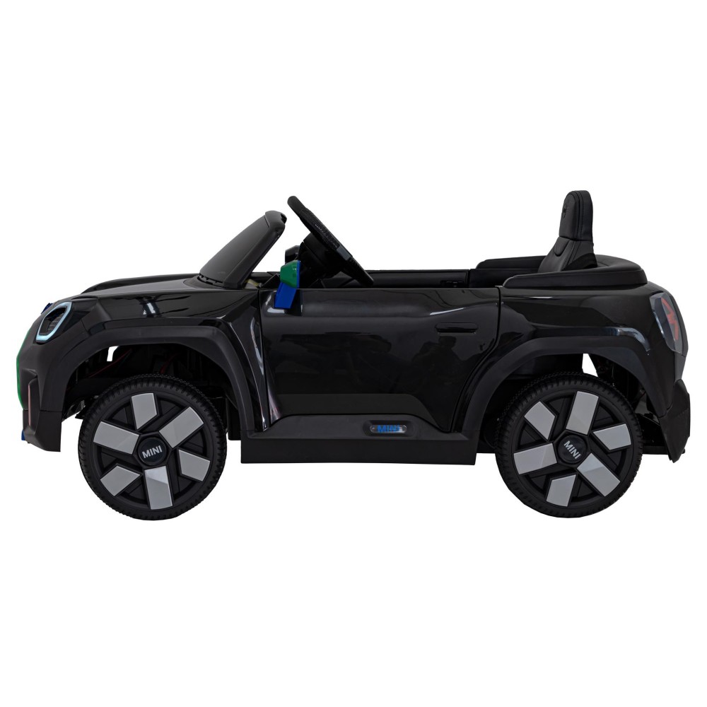 JOKO Elektrické Autíčko Mini Concept Aceman, penové kolesá, kožené sedadlo, čierne