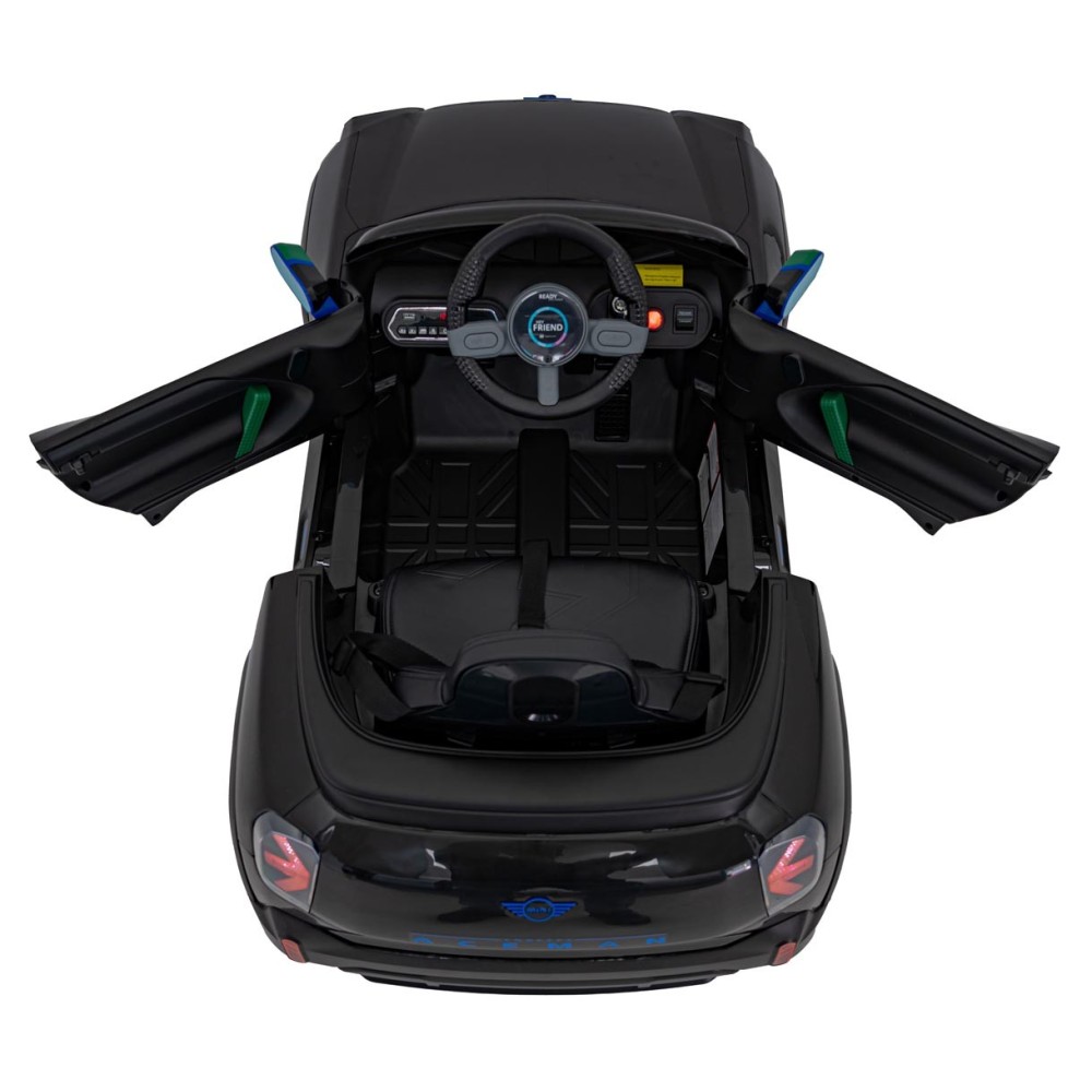 JOKO Elektrické Autíčko Mini Concept Aceman, penové kolesá, kožené sedadlo, čierne
