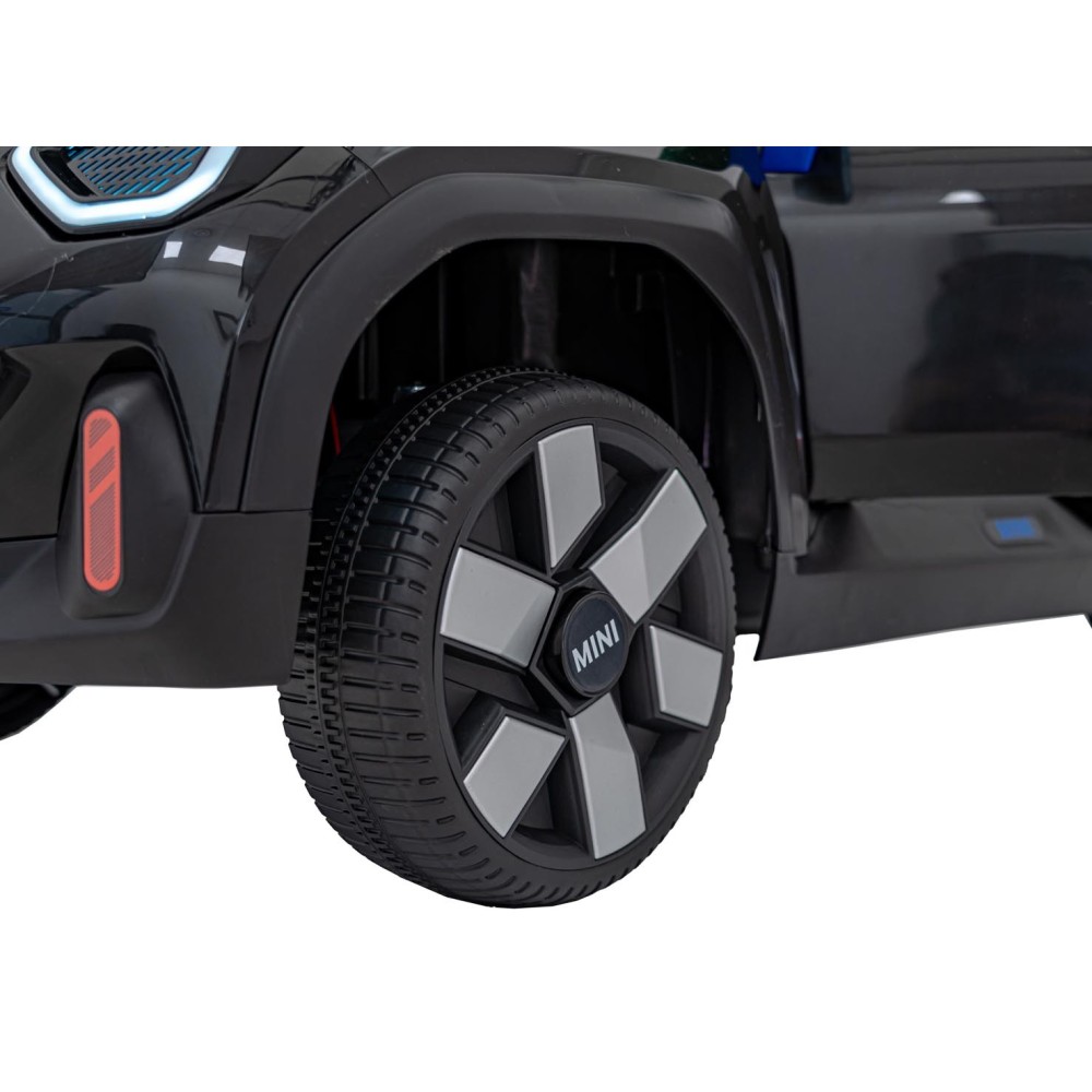 JOKO Elektrické Autíčko Mini Concept Aceman, penové kolesá, kožené sedadlo, čierne