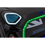 JOKO Elektrické Autíčko Mini Concept Aceman, penové kolesá, kožené sedadlo, čierne