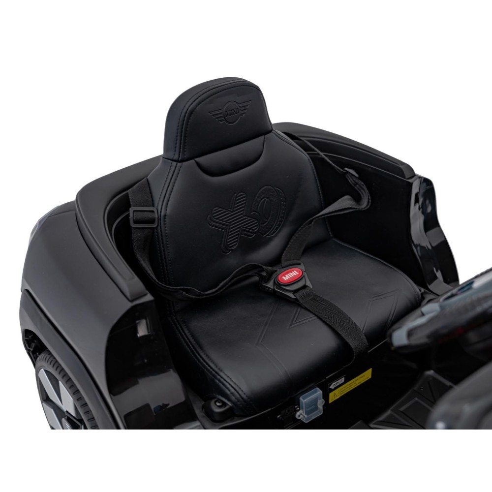 JOKO Elektrické Autíčko Mini Concept Aceman, penové kolesá, kožené sedadlo, čierne