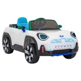 JOKO Elektrické Autíčko Mini Concept Aceman, penové kolesá, kožené sedadlo, biele