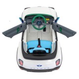 JOKO Elektrické Autíčko Mini Concept Aceman, penové kolesá, kožené sedadlo, biele