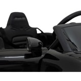 JOKO Elektrické autíčko Porsche 718, Kožené sedadlo, penové kolesá, FM rádio, čierne