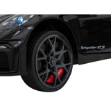 JOKO Elektrické autíčko Porsche 718, Kožené sedadlo, penové kolesá, FM rádio, čierne