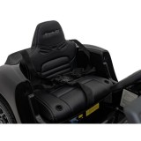 JOKO Elektrické autíčko Porsche 718, Kožené sedadlo, penové kolesá, FM rádio, čierne