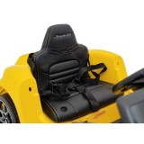 JOKO Elektrické autíčko Porsche 718, Kožené sedadlo, penové kolesá, FM rádio, žlté