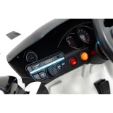 JOKO Elektrické autíčko Porsche Spyder RS 718, Kožené sedadlo, penové kolesá, FM rádio, Lakované, biele