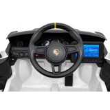 JOKO Elektrické autíčko Porsche Spyder RS 718, Displej MP4, Kožené sedadlo, penové kolesá, FM rádio, biele