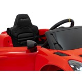 JOKO Elektrické autíčko Porsche Spyder RS 718, Displej MP4, Kožené sedadlo, penové kolesá, FM rádio, červené