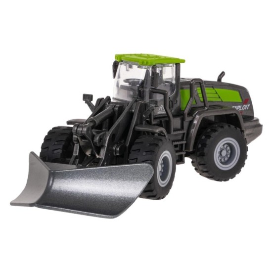 JOKO Kovový Traktor s naberačkou 19cm, zelený
