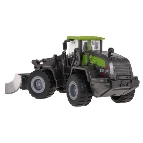 JOKO Kovový Traktor s naberačkou 19cm, zelený