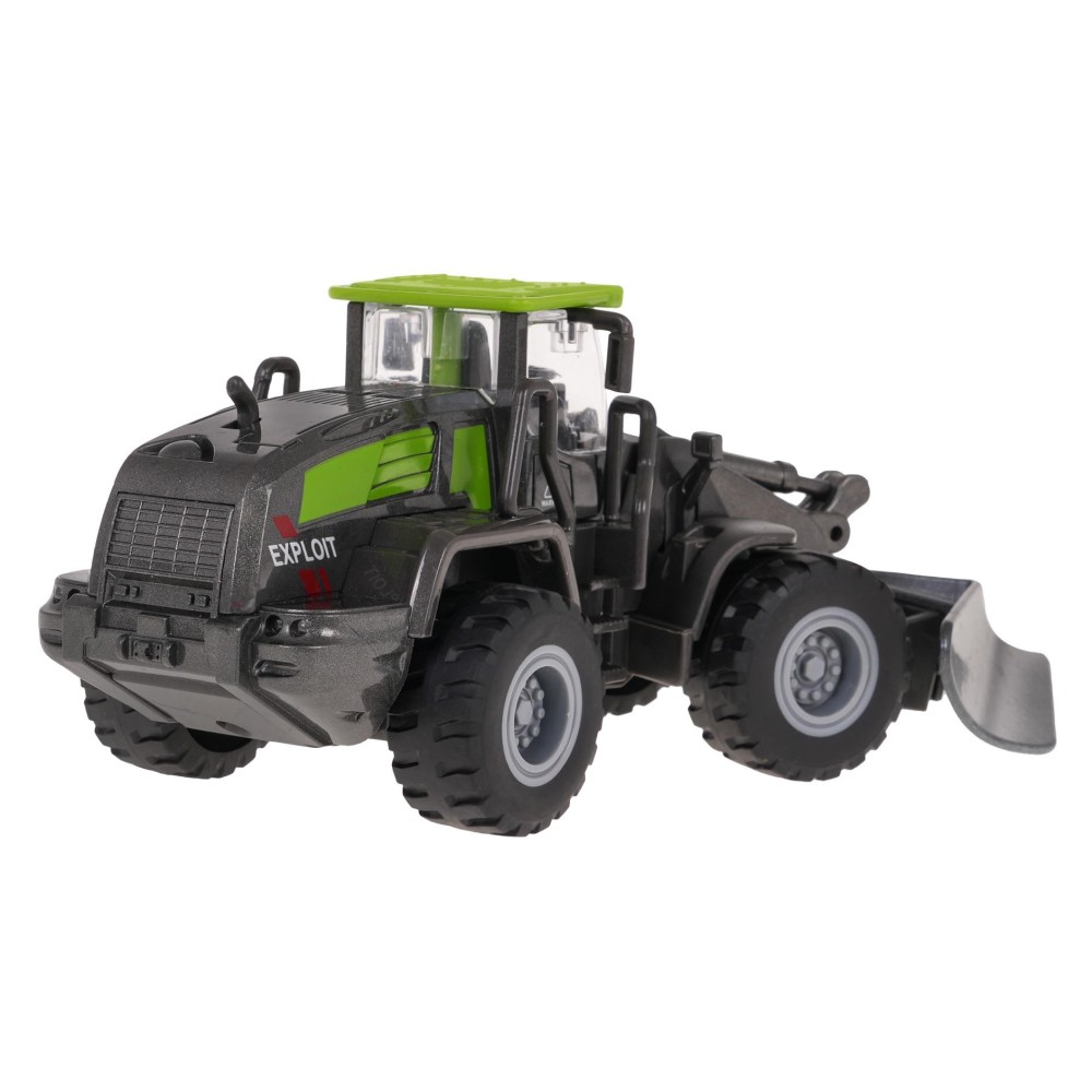 JOKO Kovový Traktor s naberačkou 19cm, zelený