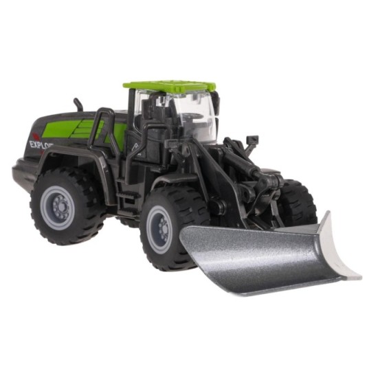 JOKO Kovový Traktor s naberačkou 19cm, zelený