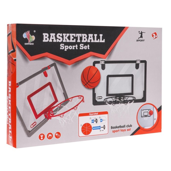 JOKO Basketbalový Kôš na Stenu, Dvere s loptou + Pumpa