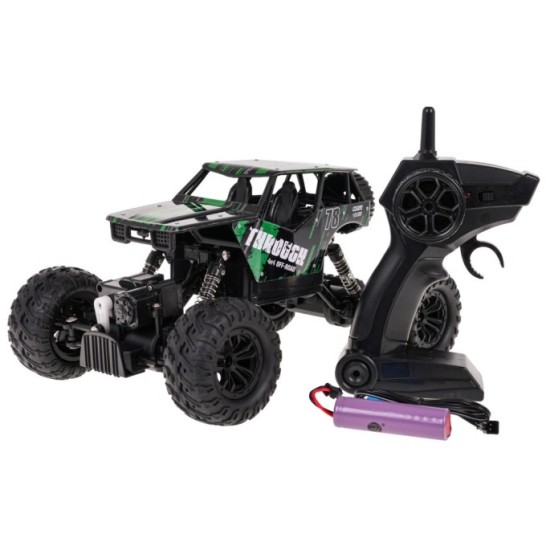 JOKO RC Auto Crawler 4x4 Racing 78 na diaľkové ovládanie, zelené