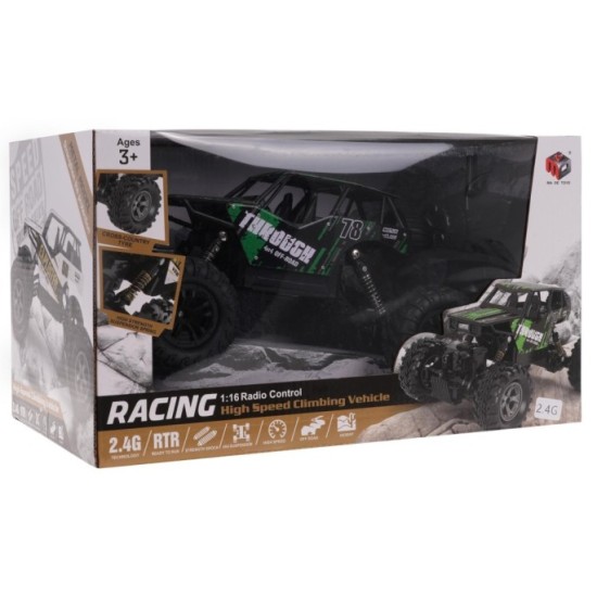 JOKO RC Auto Crawler 4x4 Racing 78 na diaľkové ovládanie, zelené