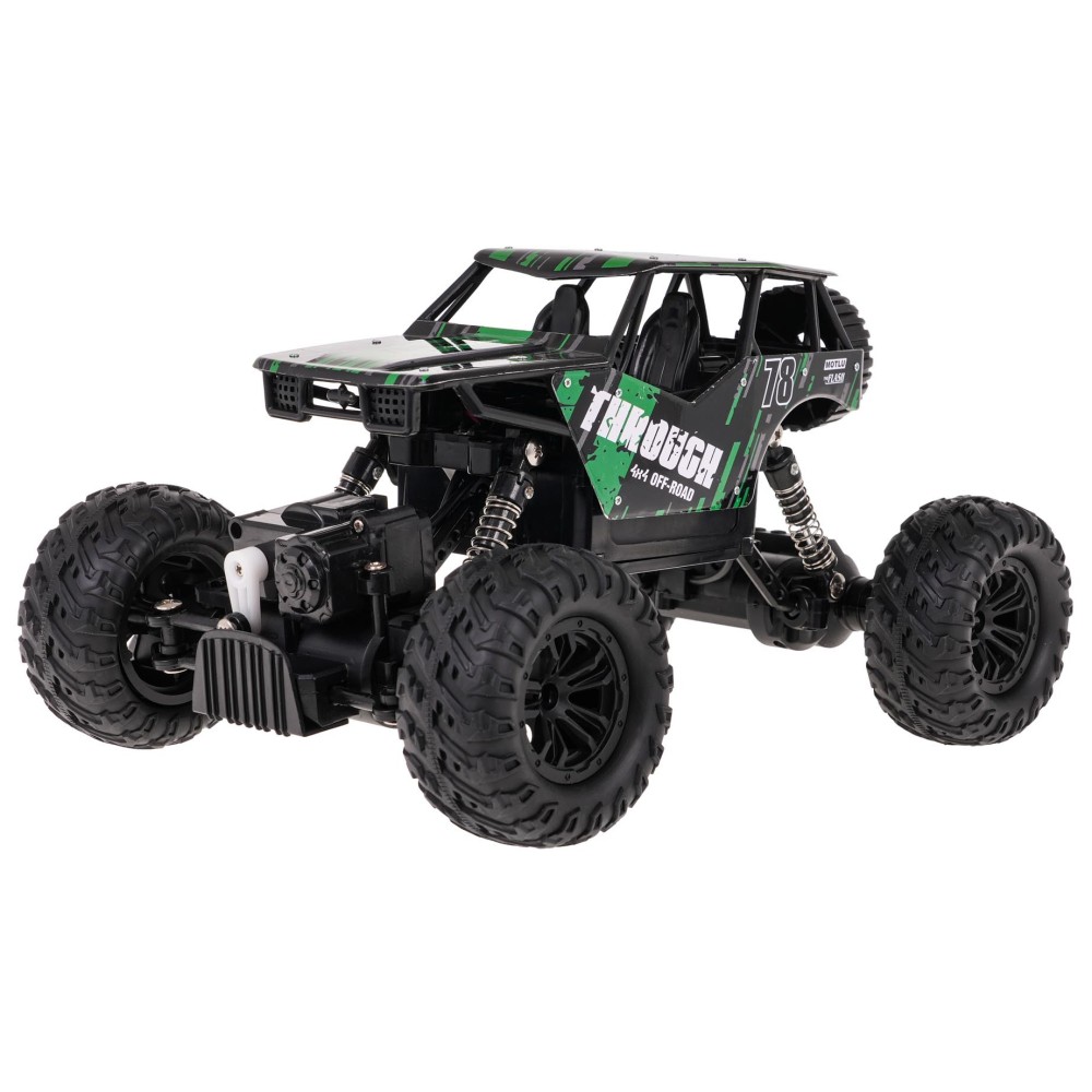 JOKO RC Auto Crawler 4x4 Racing 78 na diaľkové ovládanie, zelené