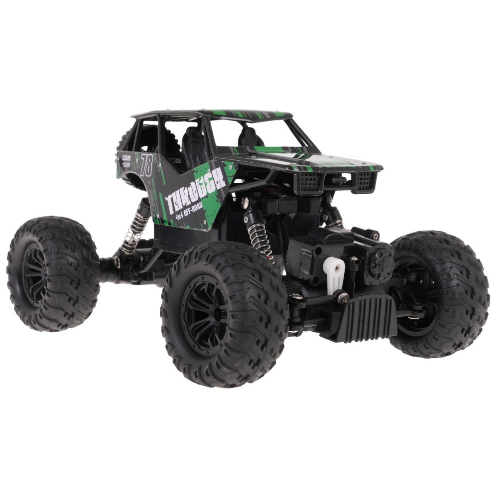 JOKO RC Auto Crawler 4x4 Racing 78 na diaľkové ovládanie, zelené