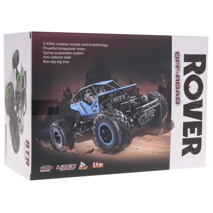JOKO RC Kovové Auto Crawler ROVER 4x4 na diaľkové ovládanie, modré